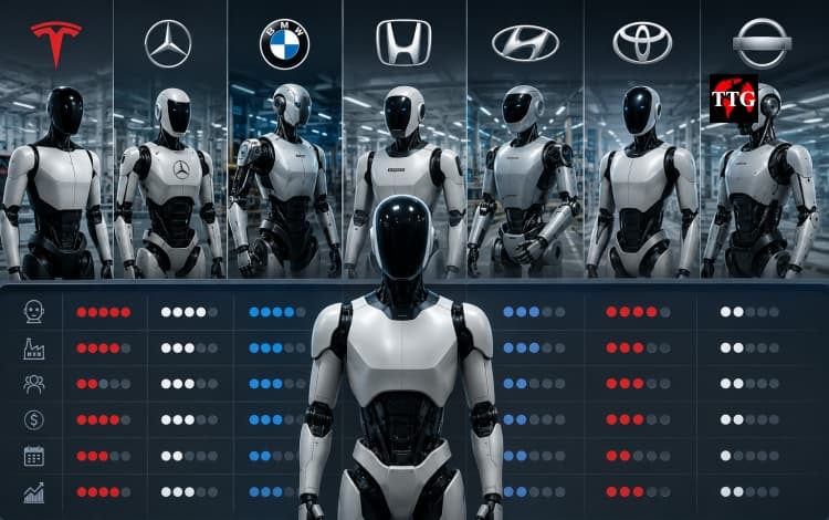 Automakers Are Piling Into Humanoid Robots — Here's the Full Scoreboard
