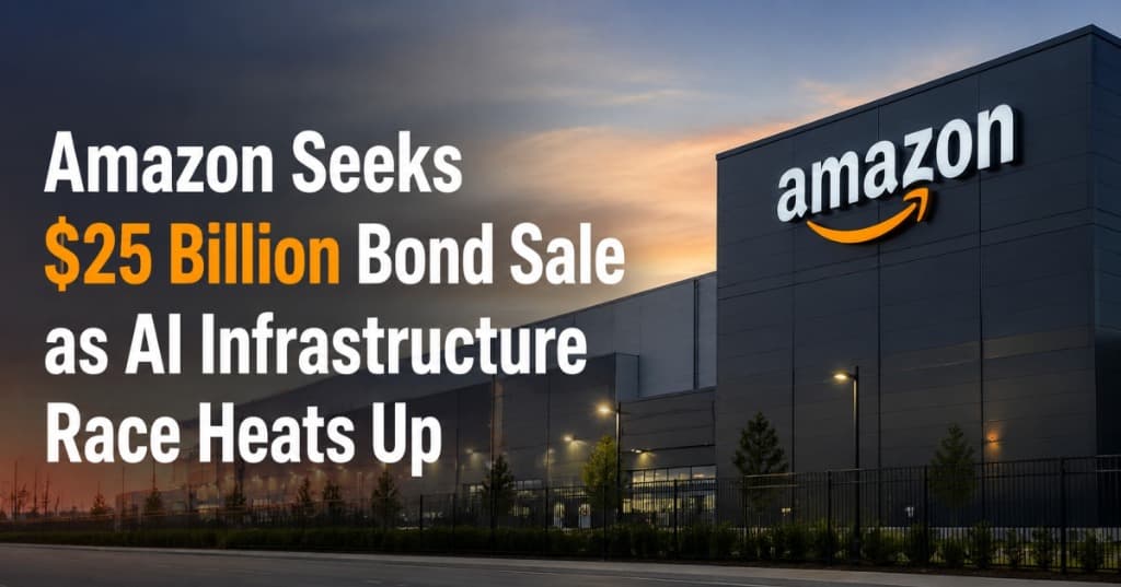 Amazon Seeks $25 Billion Bond Sale as AI Infrastructure Race Heats Up