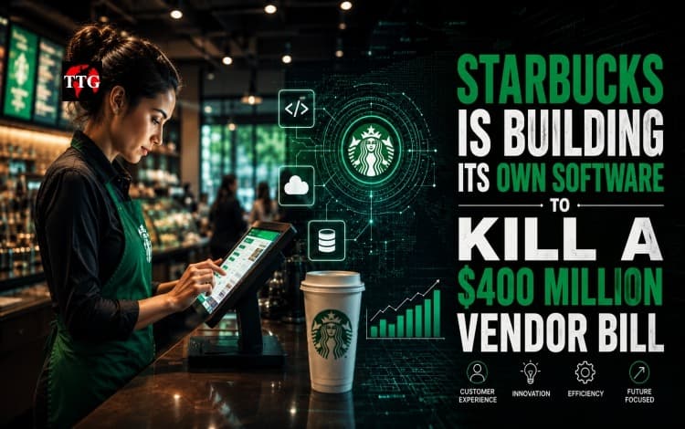 Starbucks Is Building Its Own Software to Kill a $400 Million Vendor Bill