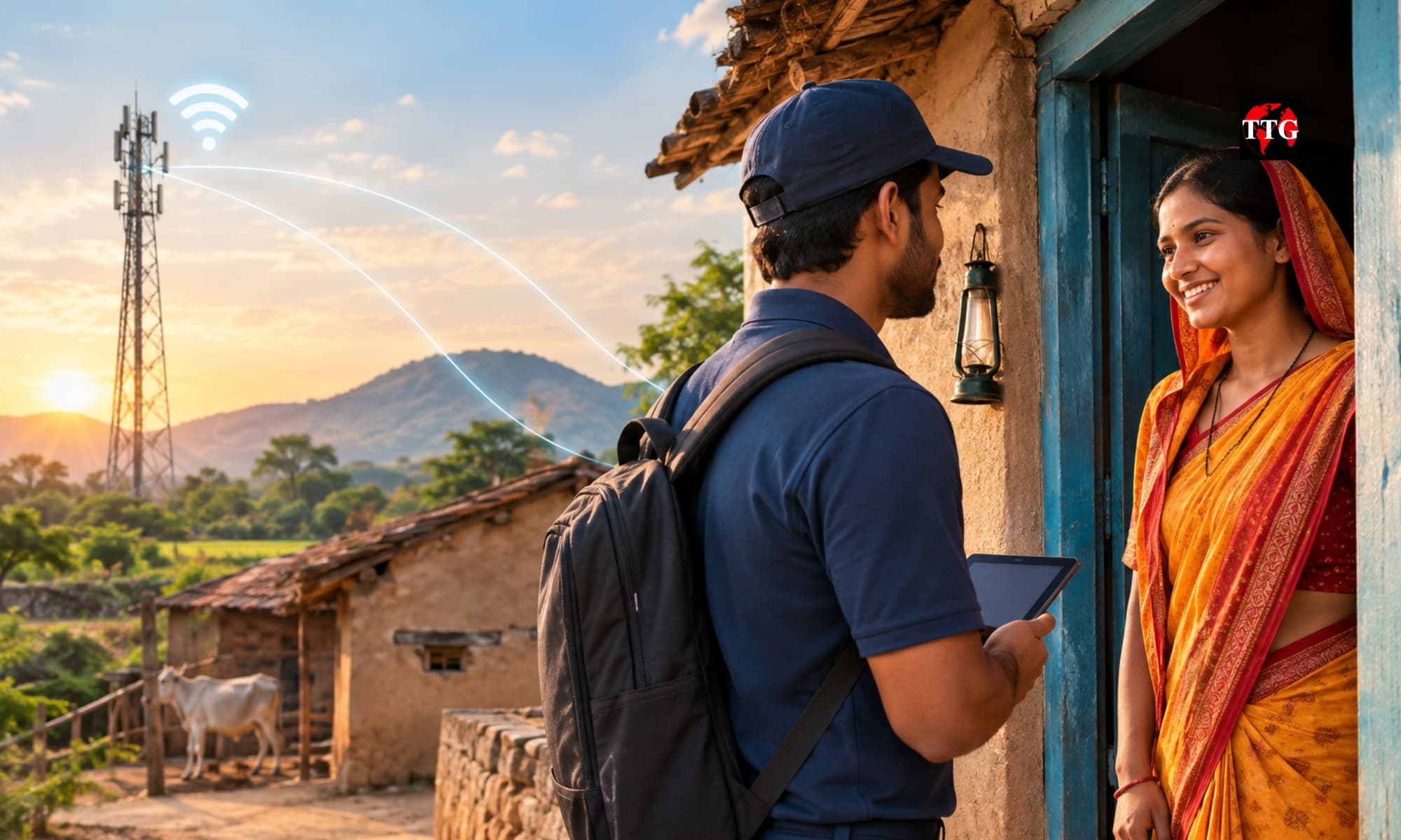 Half of Rural India Is Still Offline. The Fix Isn't Just More Fiber — It's Someone at the Door.