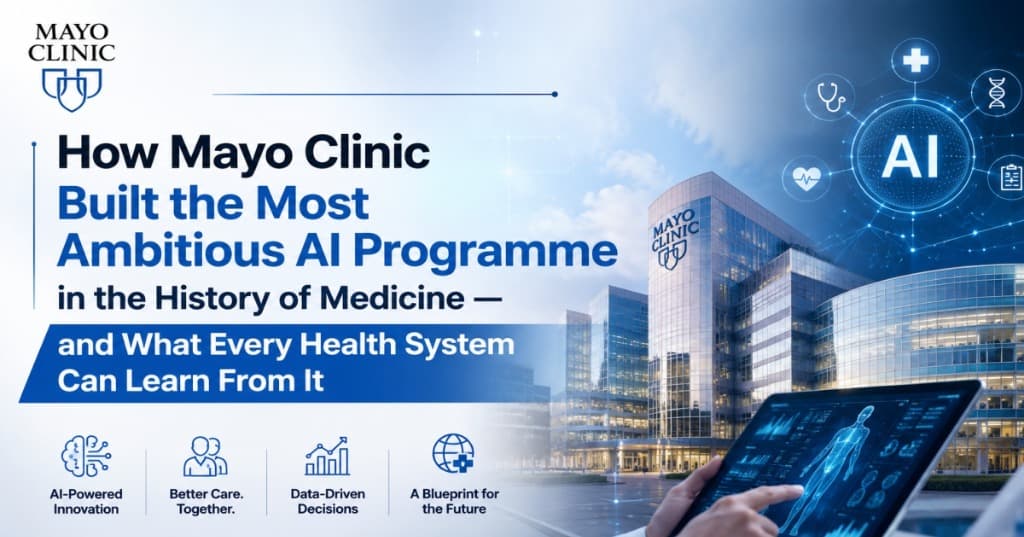 How Mayo Clinic Built the Most Ambitious AI Programme in the History of Medicine — and What Every Health System Can Learn From It